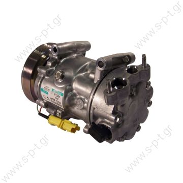 40405323 PEUGEOT 207 COMPRESSOR,NEW, SANDEN PEUGEOT 207,307,308CC SANDEN SD6C12-1363 119MM 6PV   OE: 1351 - 1355 - 1363 - 1364 - 1367 - 6453QJ - 6453QK - 6453WK - 6453WL - 9651910980 - 9659875780 - 9671216280 - 9678656080 - 