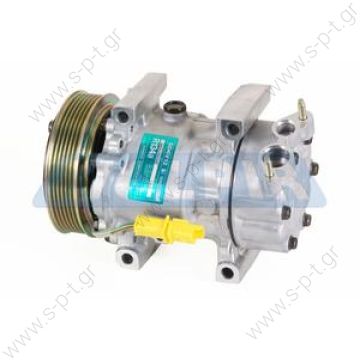 40430265   ΚΟΜΠΡΕΣΣΕΡ A/C    Air Con Compressor  Sanden variable SD6V12    CITROEN Berlingo 1.1 - 1.4 - 1.6 16v  CITROEN/PEUGEOT  6453GZ,  CITROEN/PEUGEOT  6453JL,  CITROEN/PEUGEOT  6453JP  - 