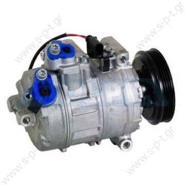 40440092   DENSO ΚΟΜΠΡΕΣΕΡ A/C   AUDI   447180-6740  DENSO DCP02011ΚΟΜΠΡΕΣΕΡ A/C  Denso 7SEU16C; 110 mm; PV4; 12V; V45 °; ND8; Audi A4 II Serie 1.9 tdi11 00->12 04 Passat V Serie 1.9 tdi11 00->12 04 A6 II Serie 1.9 tdi08 01->01 05 - 