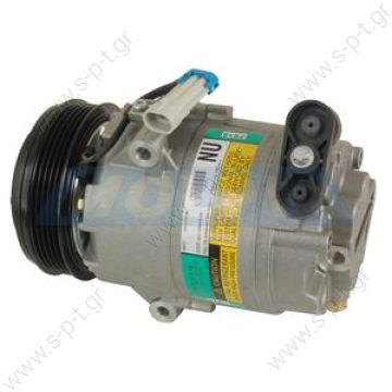 40420046  ΣΥΜΠΙΕΣΤΗΣ OPEL ASTRA G, CORSA C, MERIVA I, ZAFIRA I   Compressor A / C Harrison CVC; 110 mm; PV5; 12V; V45 °; 150cc; Opel Corsa   OPEL Corsa   "C" 1.0 Year: 09 00-> - 