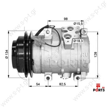 98338 (97338) MITSUBISHI - PAJERO III 3.2 DI-D Compressor - DENSO 10S17C NUMBER PK. - 7 DIAMETER WHEELS - 119MM COMPRESSOR NEW MITSUBISHI Description MAKE - MODEL MITSUBISHI - PAJERO III 3.2 DI-D Compressor - DENSO 10S17C  - 