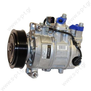 40440163   ΣΥΜΠΙΕΣΤΗΣ AUDI B7, A4, L4 ENGINE  ΣΥΜΠΙΕΣΤΗΣ AUDI A4 2003   DENSO DCP02041 ΚΟΜΠΡΕΣΕΡ AUDI A4-SEAT EXEO 1.8T,2.0TSI 05- DENSO  Compressor Denso complete AUDI A4 II Serie 3.0 - 3.0 Quattro OEM 8E0260805AS - 