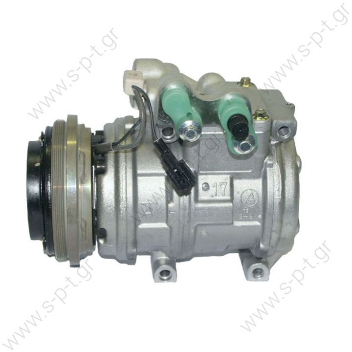 40440105    447100-6290 (4471006290)Compressor A / C Denso 10PA17C; 123.8 mm; PV4; 12V; H; Jeep Cherokee; DCP99004     Compressor, air conditioning    Jeep  Cherokee 2.5 TD  10 95->09 01 4677445 - 4746858 - 55035993 - 55035993A - 55035993AB - 55036412