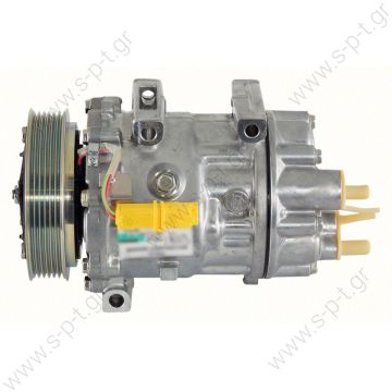 40405240 FIAT Scudo 2.0 D Mjet  Jumpy 2.0 hdi  COMPRESSOR,NEW,SANDEN 1270-1803-1817  FIAT DUCATO/SCUDO, 12V 6PK DIRECT MOUNT, REAR PAD  CITROEN : 9686061980, 9655223080 FIAT : 9655223080 PEUGEOT : 9686061980  - 