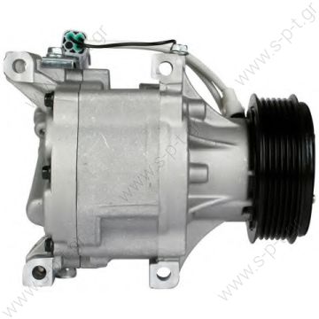 40440081  DCP09003   447170-0560  DENSO  ΚΟΜΠΡΕΣΕΡ A/C FIAT   SCSC06; 100 mm; PV6; 12V; H / V45 °; Fiat Barchetta; Doblo; Idea; Panda; Punto; Siena; Lancia Y  DCP09003 FIAT Punto III Serie 1.2 - 1.4 - 1.3 MJet - 1.9 Mjet FIAT : 46819144 LANCIA : 46819144 - 