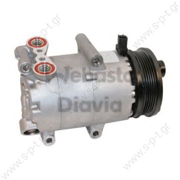 40440121 ΣΥΜΠΙΕΣΤΗΣ A/C   ΚΟΜΠΡΕΣΕΡ A/C   FORD    Compressors > Cars  S40 II Serie / V50 1.8  TSP0155444 Compressor A / C Visteon VS; 110 mm; PV5; 12V; IN; Ford Focus; C-Max; Volvo S40; V50    DENSO 	 DCP10019    - 