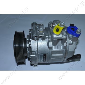 40440103   ΣΥΜΠΙΕΣΤΗΣ VW GOLF 5, AUDI A3   ΣΥΜΠΙΕΣΤΗΣ A/C   VW Touran  DCP32045  447190-7950    Compressor Denso complete TYPE : 7SEU17C     1K0820803F , 1K0820859E , 1K0820859M , 1K0820859S , 4B0260805H - 