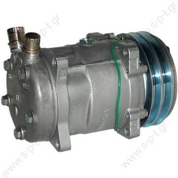 40405035  ΣΥΜΠΙΕΣΤΗΣ SANDEN SD5H14 132A2 12V V-OR   ΚΟΜΠΡΕΣΕΡ SANDEN SD7H14    Sanden compressor     SD 5H14 Flare 12V 5"1/4 Ø132mm 2G A OE: 6611 - 6620 - 