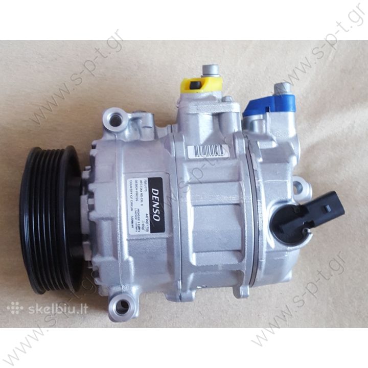 40440103   ΣΥΜΠΙΕΣΤΗΣ VW GOLF 5, AUDI A3   ΣΥΜΠΙΕΣΤΗΣ A/C   VW Touran  DCP32045  447190-7950    Compressor Denso complete TYPE : 7SEU17C     1K0820803F , 1K0820859E , 1K0820859M , 1K0820859S , 4B0260805H