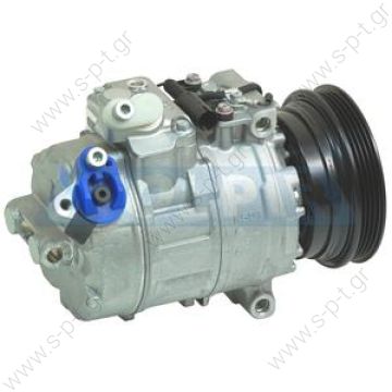 BMW : 64526914369, 64528363275447170-9230 Compressor A / C Denso 7SBU16C; 126 mm; PV4; 12V; V45 °; BMW 5; 7; DCP05017     Description: DIAM N GOR	TENSION	CULASSE 127_PV4	12	7SBU16C Corresponding OEM codes: 64526914369 64528363275 - 