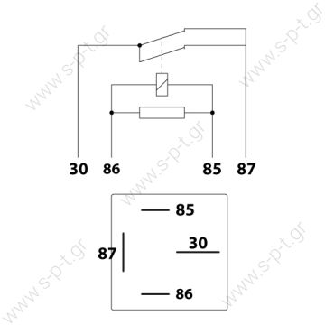 ΡΕΛΕ 24V 35A BOSCH 0 332 002 270 (0332002270) Relay, main current; Relay   Electric component Relay 24V/35A  Cross numbers	DAF 1315614 DAF 1457437 HELLA 4RA933321021 RENAULT 5010197429 - 