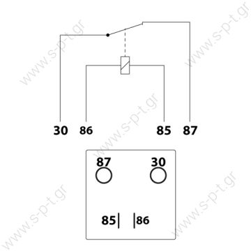 NAGARES ΡΕΛΕ ΙΣΧΥΟΣ  RL/180-12 12V 100A Electric component Relay THERMOKING : 414667 - 