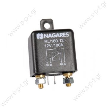 NAGARES ΡΕΛΕ ΙΣΧΥΟΣ  RL/180-12 12V 100A Electric component Relay THERMOKING : 414667 - 