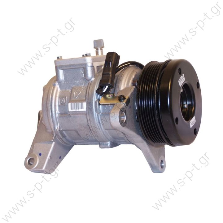 DCP06005  DENSO ΚΟΜΠΡΕΣΕΡ A/C CHRYSLER : 4677156, 4677156ABE 	447100-6610	Compressor A / C Denso 10PA17J; 125 mm; PV6; 12V; V45 °; Chrysler Voyager; Grand Voyager; DCP06006 Chrysler Voyager / Grand 3.3 / 3.8; 96-00; w / o rear A / C OE ... 4677144ABE