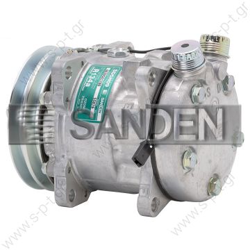 40405029 ΣΥΜΠΙΕΣΤΗΣ SANDEN SD5H09 125A2 12V V-OR  5078 ΣΥΜΠΙΕΣΤΗΣ A/C   COMPRESSOR SD5H09    COMPRESSOR SD5H09   Flare 12V 5" Ø125mm 2G A OE: 5078 Compressors   Standard   Sanden Compressor Sanden Fix R134a  - 