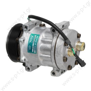 4885 SANDEN  ΚΟΜΠΡΕΣΣΕΡ    SD7H15 119PV8   12V COMPRESSOR, SANDEN SD7H15 FREIGHTLINER STERLING, 12V 119MM 8PV HORIZ TUBE-O, DIRECT MOUNT    SANDEN YU-9091 for UNIVERSAL ΣΥΜΠΙΕΣΤΗΣ SANDEN  R134a SD7H15      Sanden 4885 4817 4885 4482   - 