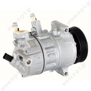 40405154    COMPRESSOR,NEW, SANDEN    Eos 2.0 tdi 1601 - 1615 - 1620 - 1711 - 1K0820803F - 1K0820803G - Sanden PXE16; 110 mm; PV6; 12V; IN; Audi A1, A3, TT; Seat Altea, Leon, Toledo, Skoda Superb, Fabia, Octavia, Roomster, Octavia, VW Caddy, Golf, Jetta,  - 