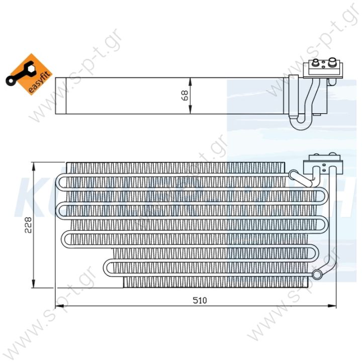 20211066   ΕΒΑΠΟΡΕΤΑ A/C SCANIA   144 .Serie 4 1323821 / 1779202 Scania evaporator (1323821 1779202)  Factory	Number DT	1.22741 NISSENS	92290 WAECO	8881200090 SCANIA	1779202 NRF	36108 AKS DASIS	820267N