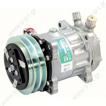 71-0002412  ΣΥΜΠΙΕΣΤΗΣ SANDEN SD7H15 132A2 12V V-OR  COMPRESSOR PART 7H15  8024 / 8220 COMPRESSOR TYPE SANDEN 7H15 COMPRESSOR,SANDEN,-7H15 12V 132mm 2-A, R134a VERT O-RING STEEL SHOE APPLICATIONS UNIVERSAL O-RING 12V R134A - 