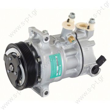 40405154    COMPRESSOR,NEW, SANDEN    Eos 2.0 tdi 1601 - 1615 - 1620 - 1711 - 1K0820803F - 1K0820803G - Sanden PXE16; 110 mm; PV6; 12V; IN; Audi A1, A3, TT; Seat Altea, Leon, Toledo, Skoda Superb, Fabia, Octavia, Roomster, Octavia, VW Caddy, Golf, Jetta,  - 