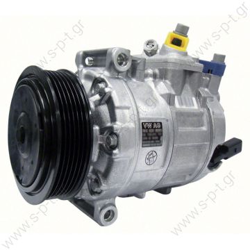 40440103   ΣΥΜΠΙΕΣΤΗΣ VW GOLF 5, AUDI A3   ΣΥΜΠΙΕΣΤΗΣ A/C   VW Touran  DCP32045  447190-7950    Compressor Denso complete TYPE : 7SEU17C     1K0820803F , 1K0820859E , 1K0820859M , 1K0820859S , 4B0260805H - 