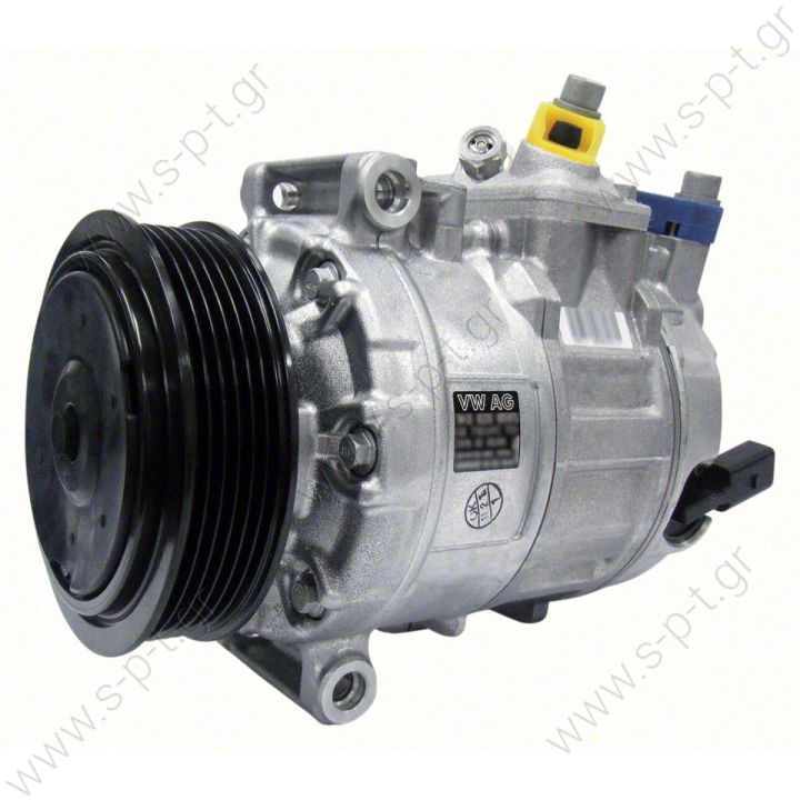 40440103   ΣΥΜΠΙΕΣΤΗΣ A/C     SKODA Octavia  DCP32045  COMPRESSOR, DENSO 7SEU17C VW GOLF, JETTA, 01/03-12/13 4 CYL & V6 110mm 6PV NCSU        Compressor Denso complete TYPE : 7SEU17C     1K0820803F , 1K0820859E , 1K0820859M , 1K0820859S , 4B0260805H