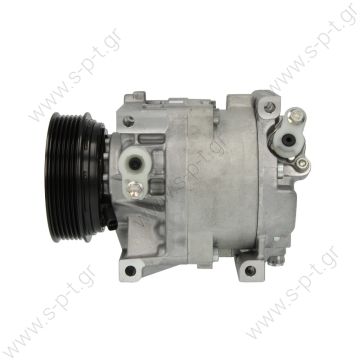 40440048  ΚΟΜΠΡΕΣΕΡ A/C     FIAT Barchetta 1.8 507775100 46757907   447100-1430Denso SCS08C; 110 mm; PV6; 12V; H / V45 °; Fiat Barchetta; Brava; Bravo; Coupe; Doblo; Marea; Palio; Punto; Strada; Alfa Romeo 145; 146; DCP09001    DCP10003                - 