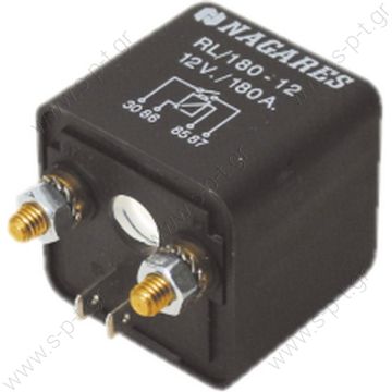 NAGARES ΡΕΛΕ ΙΣΧΥΟΣ  RL/180-12 12V 100A Electric component Relay THERMOKING : 414667 - 