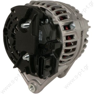 0124555005   BOSCH ΔΥΝΑΜΟ IVECO   24V 90Α IVECO EUROCARGO 06-  IVECO EUROCARGO 00' 28V 40/90A BOSCH 0 124 555 005 (0124555005)   BOSCH  ΔΥΝΑΜΟ  IVECO EUROCARGO 28V 90A [WL-15-S-DFM] ø160  Iveco EuroCargo Case Cummins Bosch 0124655005 28 Volt 90 Ampere - 