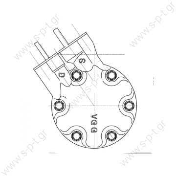 40405107    ΣΥΜΠΙΕΣΤΗΣ RENAULT CLIO II, KANGOO     RENAULT Mègane I serie 1.4 Eco - 1.4i  1416 / 1901 / 2763000QAE / 7700273801 / 7701499969 / 8200315744 / 8200600117 / 8200716562 / 8200953358 / 8800315744 - 