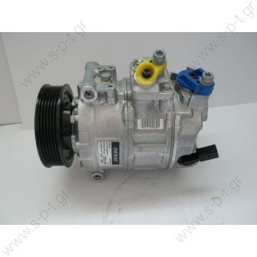 40440103   ΣΥΜΠΙΕΣΤΗΣ VW GOLF 5, AUDI A3   ΣΥΜΠΙΕΣΤΗΣ A/C   VW Touran  DCP32045  447190-7950    Compressor Denso complete TYPE : 7SEU17C     1K0820803F , 1K0820859E , 1K0820859M , 1K0820859S , 4B0260805H - 