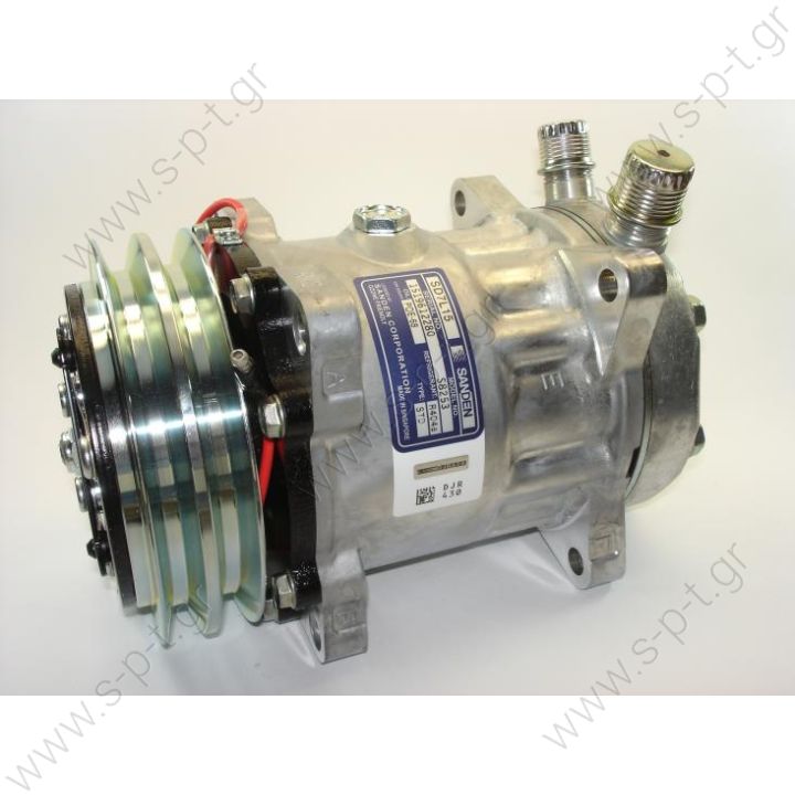 S8253  SANDEN SD7L15   R404A  12V  2A  ΚΟΜΠΡΕΣΕΡ  COMPRESSOR SANDEN SD7L15 2A 12V R134A / R404A