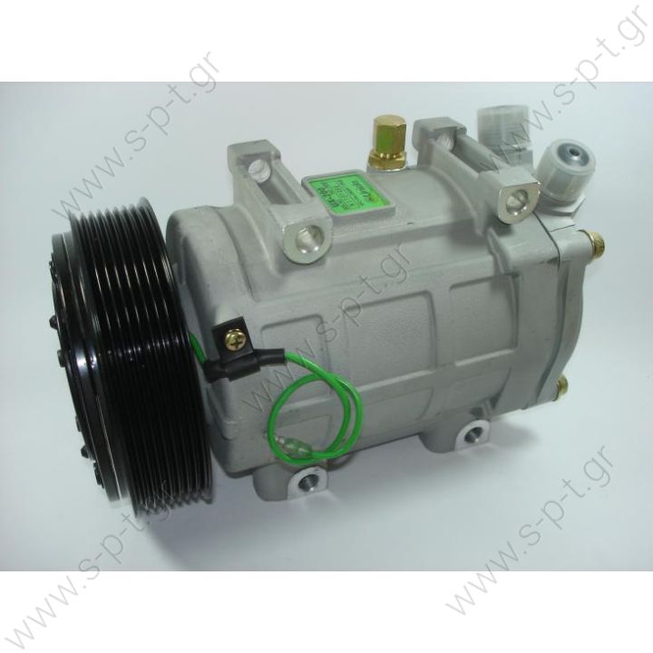 40435076  COMPRESSOR,UNICLA  UX-200 24V 8PK    Ø 135mm COMPRESSOR,UNICLA UX200 9826, 24V 135mm 8PV R134a HORIZ O-RING 