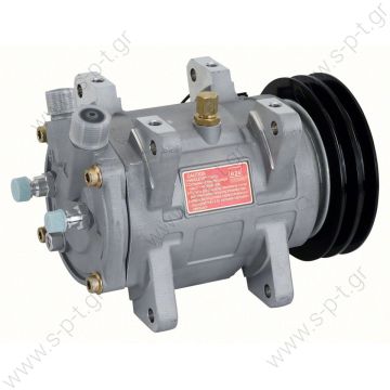 40435071  COMPRESSOR,UNICLA   UP 200 12V Poly-V8 Ø 135 mm  COMPRESSOR,UNICLA,UP200-4675 12V-145mm 2-A R134a VERT. O-RING (UPS112) - 