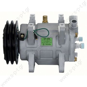 40435069 UP 200 24V 2 Grovves  Unicla air conditioning compressor UP200  COMPRESSOR,UNICLA,UP200-4205 24V-145MM 2-A R134A VERT. O-RING (UPS112) - 