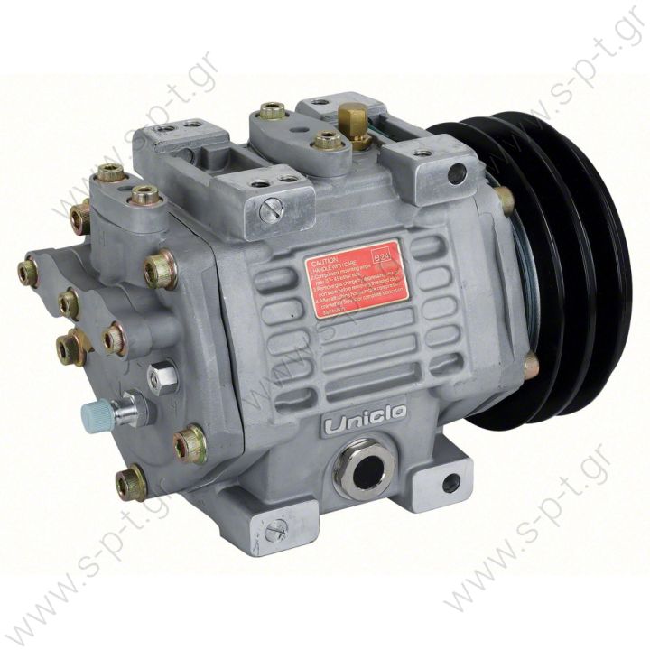 40435065  New Air Compressor Unicla UX 330  Volume: 335ccm   UX 330 24V 2 Gole  COMPRESSOR,UNICLA,UX330- 24V- mm 2-B, WITH ESTER OIL