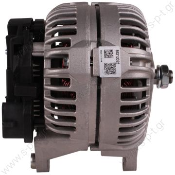 0124555005   BOSCH ΔΥΝΑΜΟ IVECO   24V 90Α IVECO EUROCARGO 06-  IVECO EUROCARGO 00' 28V 40/90A BOSCH 0 124 555 005 (0124555005)   BOSCH  ΔΥΝΑΜΟ  IVECO EUROCARGO 28V 90A [WL-15-S-DFM] ø160  Iveco EuroCargo Case Cummins Bosch 0124655005 28 Volt 90 Ampere - 