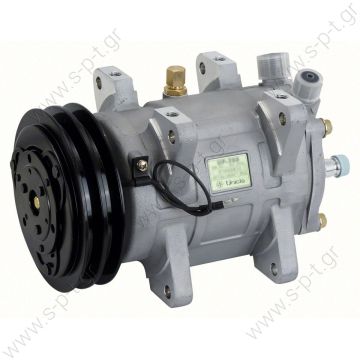 40435071  COMPRESSOR,UNICLA   UP 200 12V Poly-V8 Ø 135 mm  COMPRESSOR,UNICLA,UP200-4675 12V-145mm 2-A R134a VERT. O-RING (UPS112) - 