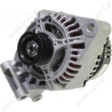 DAN588  ΔΥΝΑΜΟ  FORD FOCUS 2004 - 2008 (MK2A) DENSO   12V 105Amp 6PK   M6 Ford Focus 1/2 98-05 05-3N1110300   Ford Focus + Focus II C-Max 1.4 1.6 ti 16V LPG Pulley M6 B Ford Focus MK2 DNW DFW DAW DBW C-Max  1708472  1426014  1511220 FOR-3N1110300A    - 