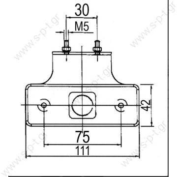 542-2.05/24  LED ΠΛΕΥΡΙΚΟΣ ΦΑΝΟΣ ΟΓΚΟΥ 24V  542-2.05/24 Description:	REF. NO. 542-2.05/24 Φανός όγκου με 4 LEDs, αντανακλαστήρα με γωνιακή ελαστική βάση (με διπολικό καλώδιο 20cm) Kίτρινο - 