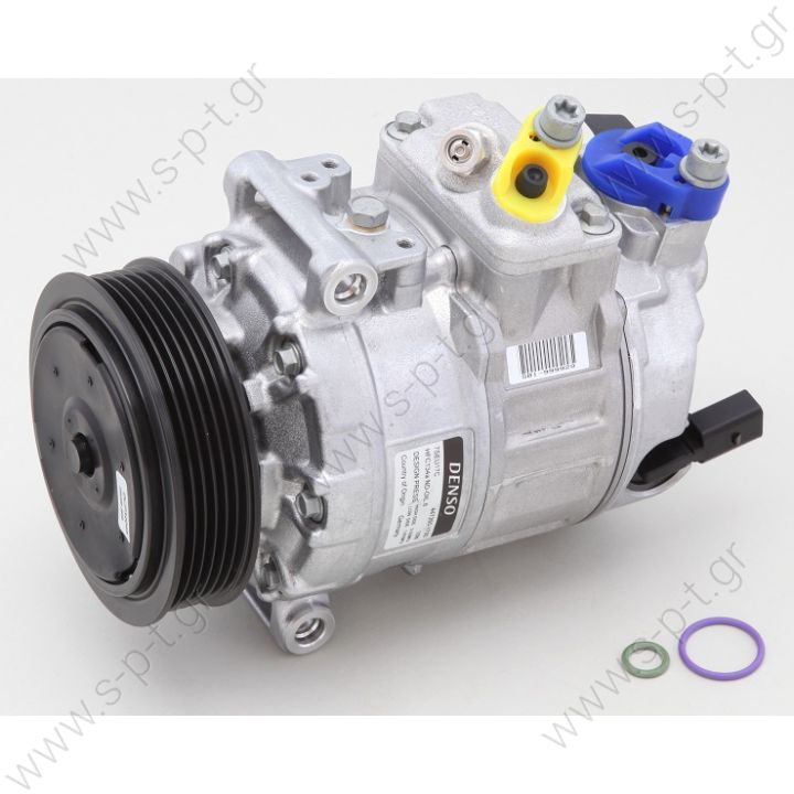 1K0820859C ΣΥΜΠΙΕΣΤΗΣ VW GOLF 5, AUDI A3     1K0-820-859S    DCP 32045 ΚΟΜΠΡΕΣΣΕΡ  A/C    40440103   COMPRESSOR DENSO COMPLETE       DCP32045  1K0820859C    Compressor Denso complete TYPE : 7SEU17C     1K0820859C   VW Golf V Series Sanden PXE14