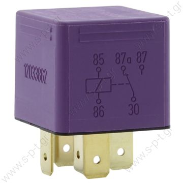 0332209151   ΡΕΛΕ 12V ΔΙΠΛΟ 87/87Α 5ΦΙΣ New Mini Relay 0332204151  Ρελέ 5 Επαφών 12 Volt - 20/30Amp (87/87α)   V23234A0001Y037 Bosch 0-332-209-151 - 