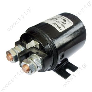 4967  ΡΕΛΕ ΙΣΧΥΟΣ      LETRIKA (ISKRA)  Solenoid ISKRA 24V 300A/500A @ MX 39  11250187LG coil boot Iskra 24V - 300A Coil start for DC motors.  Voltage: 24V  amperage: 300A  Screw: M10  Spacing bracket: 55 mm  coil diameter: 61 mm    11250187  11250187  - 