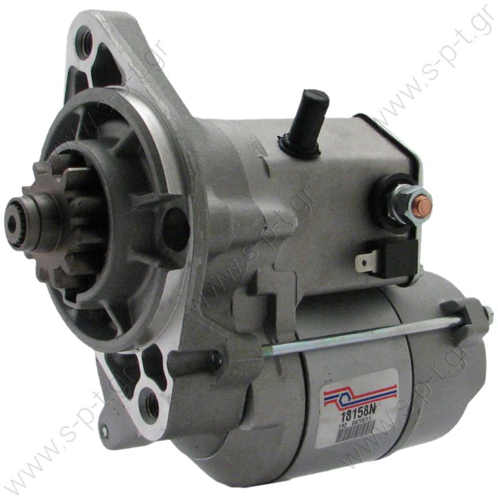 128000-8101 DENSO     ΜΙΖΑ  12V 1.4 Kw Pulley / Drive:	Drive 11 Teeth  LISTER PETTER	75717980    228000-1881,428000-4020 757-17970    ΜΙΖΑ 12V 11Δ 2.0KW LISTER   Lister Engines  128000-8101 Lucas LRS1314 O.E.M 757-17980 Lister Engines