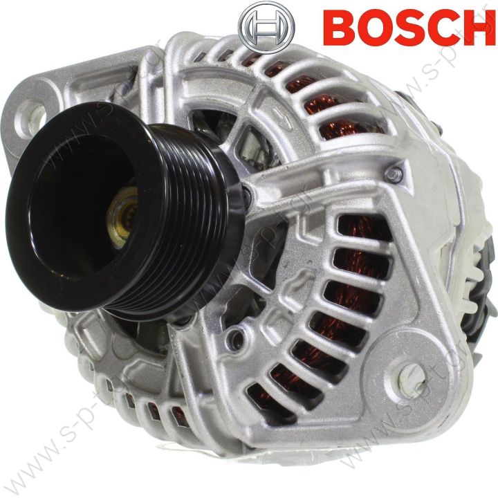 0124655008, BOSCH 24V 110A VOLVO FH12   0124655008 BOSCH  ΔΥΝΑΜΟ  VOLVO  FH12 28V 110A [WL-15-S-DFM]    BOSCH ΔΥΝΑΜΟ VOLVO     BOSCH 24V 110Α VOLVO FH 06-	24V 110 Amp   PV8 x 61  Volvo Buses / Trucks  0124 655 008 Lucas LRA2801 LRA2877 Hella CA1853 