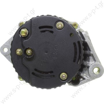 0986038781  BOSCH  ΔΥΝΑΜΟ PEUGEOT   A13VI87   VALEO   80A FIAT DUCATO, BOXER 1.9 D.   Citroen Fiat Peugeot    12V 80 Amp Pulley / Drive:	Pulley PV6 x 63   A13VI87 Lucas LRB184 LRB183 Hella CA638 CA637 Citroen Fiat  Various Models - 