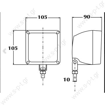 W160-G  ΦΑΝΟΣ ΕΡΓΑΣΙΑΣ ΦΑΝΟΣ ΟΠΙΣΘΕΝ REF. NO. W160-G Φανός εργασίας W161-G Φανός εργασίας με μεταλλική βάση W162-G Φανός εργασία με πρίζα (IP - 67) (IP - 67) W163-G Φανός εργασία με πρίζα και μεταλλικη βάση (IP - 67) (IP - 67) - 