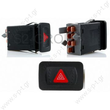 ΔΙΑΚΟΠΤΗΣ ALARM VW GOLF IV ΔΙΑΚΟΠΤΗΣ ALARM  VW GOLF 4 - BORA   7pin   OEM Code :1J0953235C Seat Leon I Toledo Ii Electric Hazard Warning Light Switch Button Relay   Hazard Warning Light Indicator Switch Relay For VW Golf MK4 Bora 98-06 - 