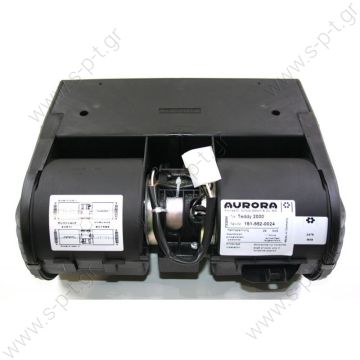 151-552-0024  ΚΑΛΟΡΙΦΕΡ 24V AURORA    1515520024  Aurora Teddy 2000 1515520024  24V 2 speed Heater Teddy f. Solaris / MAN 2-stage, connections parallel  Ref. 1515520024 , 1805000200 , 11034087 - 