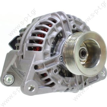 0124515044, BOSCH  ΔΥΝΑΜΟ IVECO     14V 120A IVECO DAILY III   CASE, IVECO 0-124-515-113, 2855914,504071135, 504225815,2855914    PV6 x 68  	Fiat / Iveco / Lancia Replacing 0124 515 044 Lucas LRA2177 LRA1922 Hella CA1679 CA1557 Iveco Diesel Engines - 